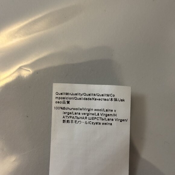 Hugo Boss Slim Fit Charcoal Gray Extrafine Merino Wool Cardigan Sweater Size Med - Picture 10 of 11